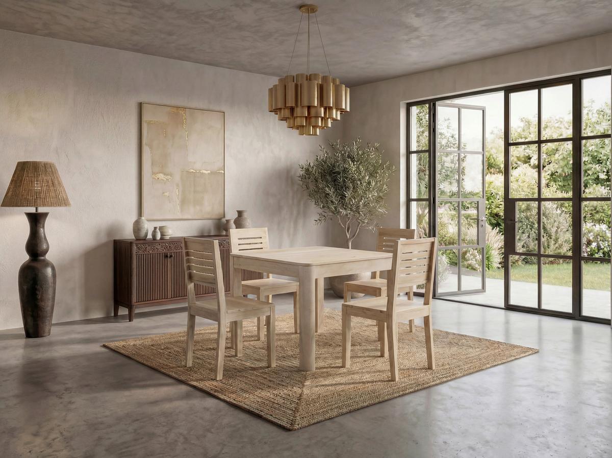 Esstisch Wl7.378 - Weiss, Design, Holz (80/80/76cm) - Livetastic