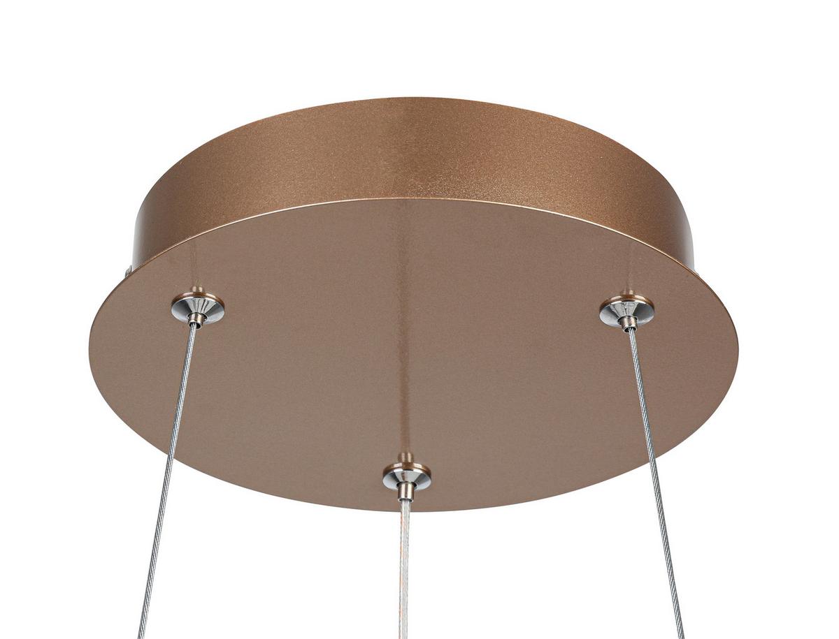 LED-Hängeleuchte Elisa Cappuccino max. 36 Watt - Cappuccino, MODERN, Kunststoff/Metall (52/120cm) - Mömax