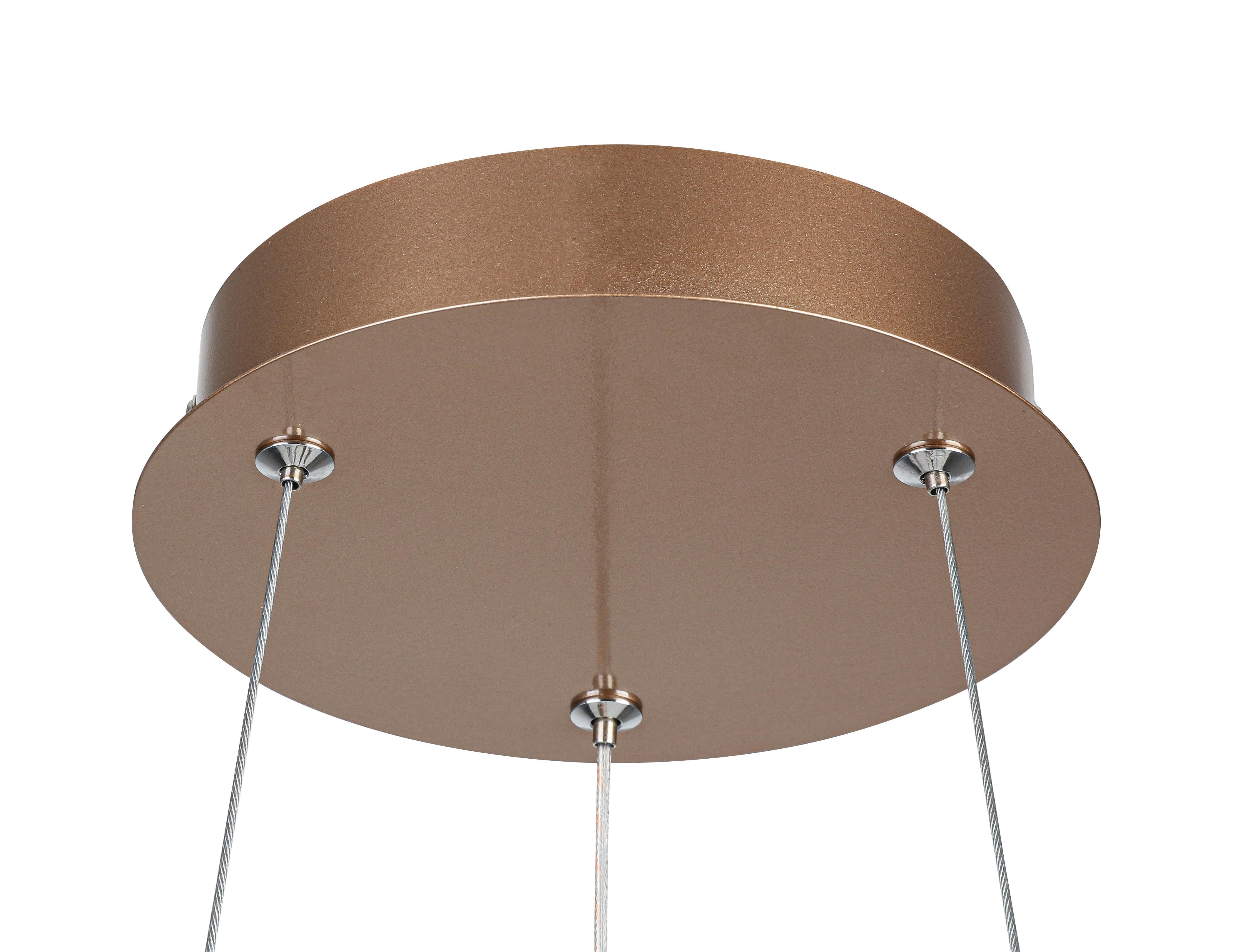 LED-HÄNGLAMPA ELISA - cappuccino, Modern, metall/plast (52/120cm) - Mömax
