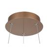 LED-HÄNGLAMPA ELISA - cappuccino, Modern, metall/plast (52/120cm) - Mömax