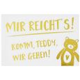 Kühlschrankmagnet mit Spruch - Goldfarben/Weiß, MODERN, Metall (8,5/5,5cm) Kühlschrankmagnet mit Spruch - Goldfarben/Weiß, MODERN, Metall (8,5/5,5cm)