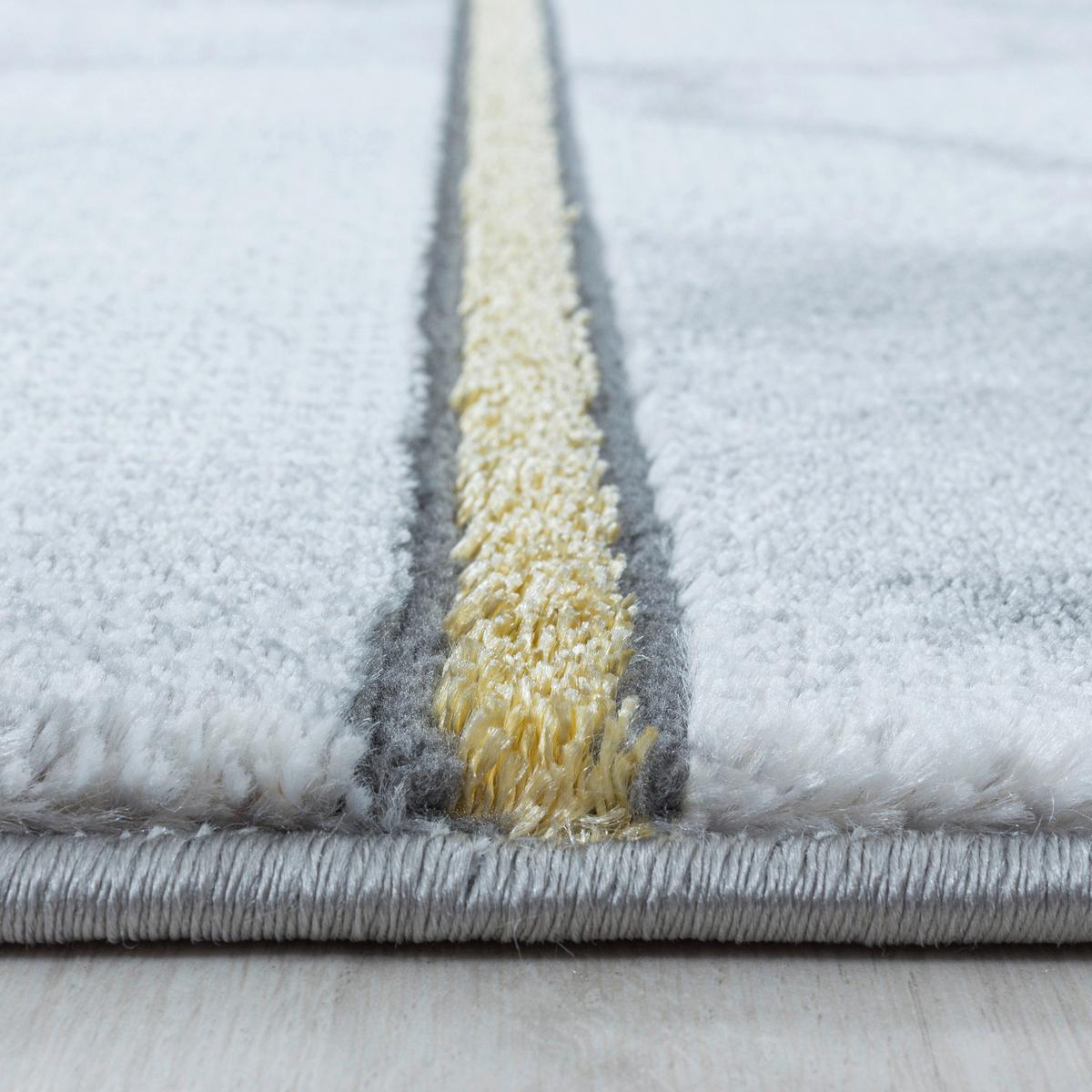 Webteppich Naxos Goldfarben ca. 140x200cm - Goldfarben, Design, Textil (140/200cm) - Novel