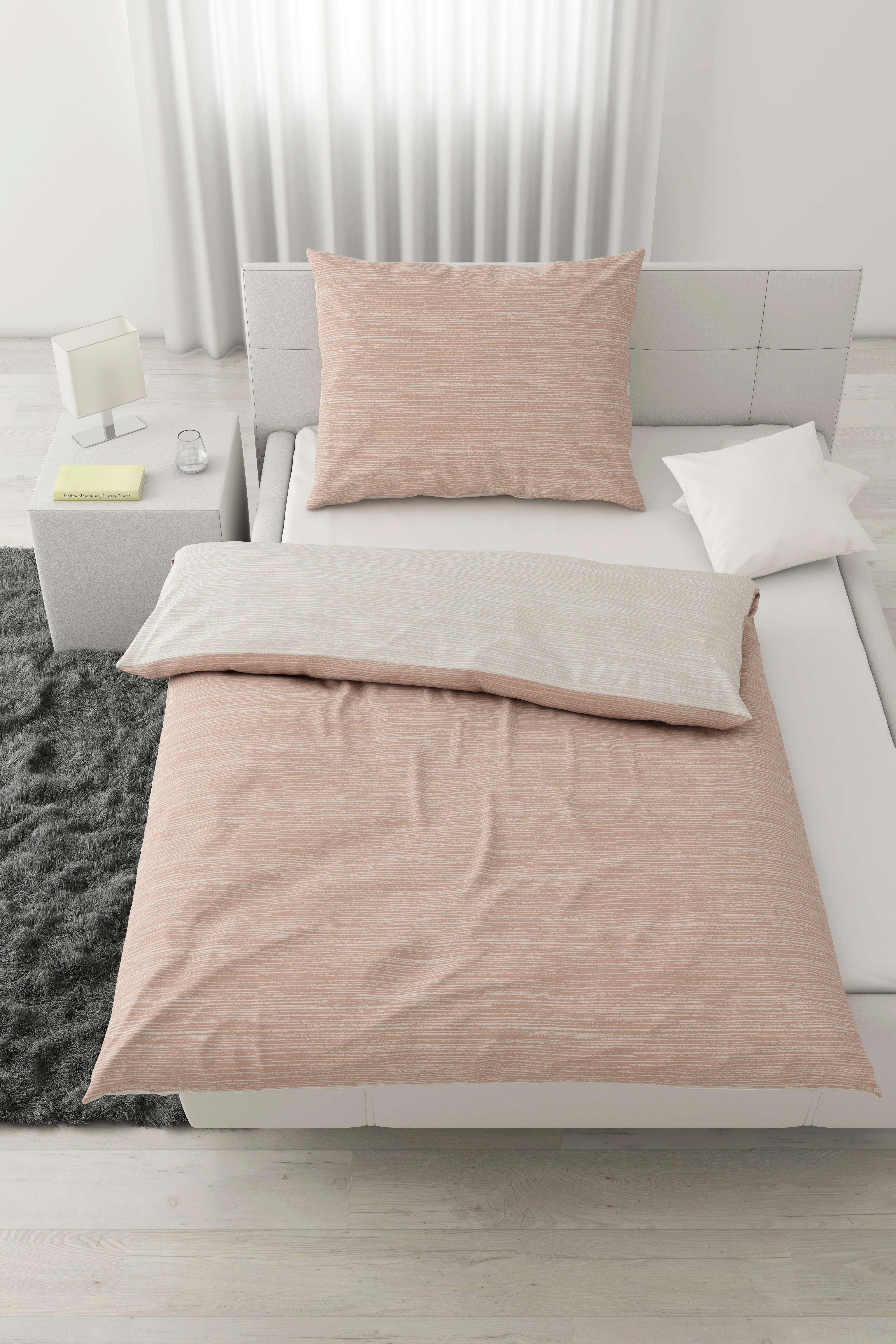 Kétoldalas Ágyneműhuzat Matthias - bézs/natúr, Modern, textil (140/200cm) - Modern Living