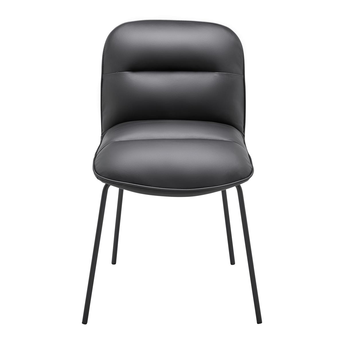 KRZESŁO ELLIS - czarny, Modern, metal/drewno (43/80/50cm) - Bessagi Home