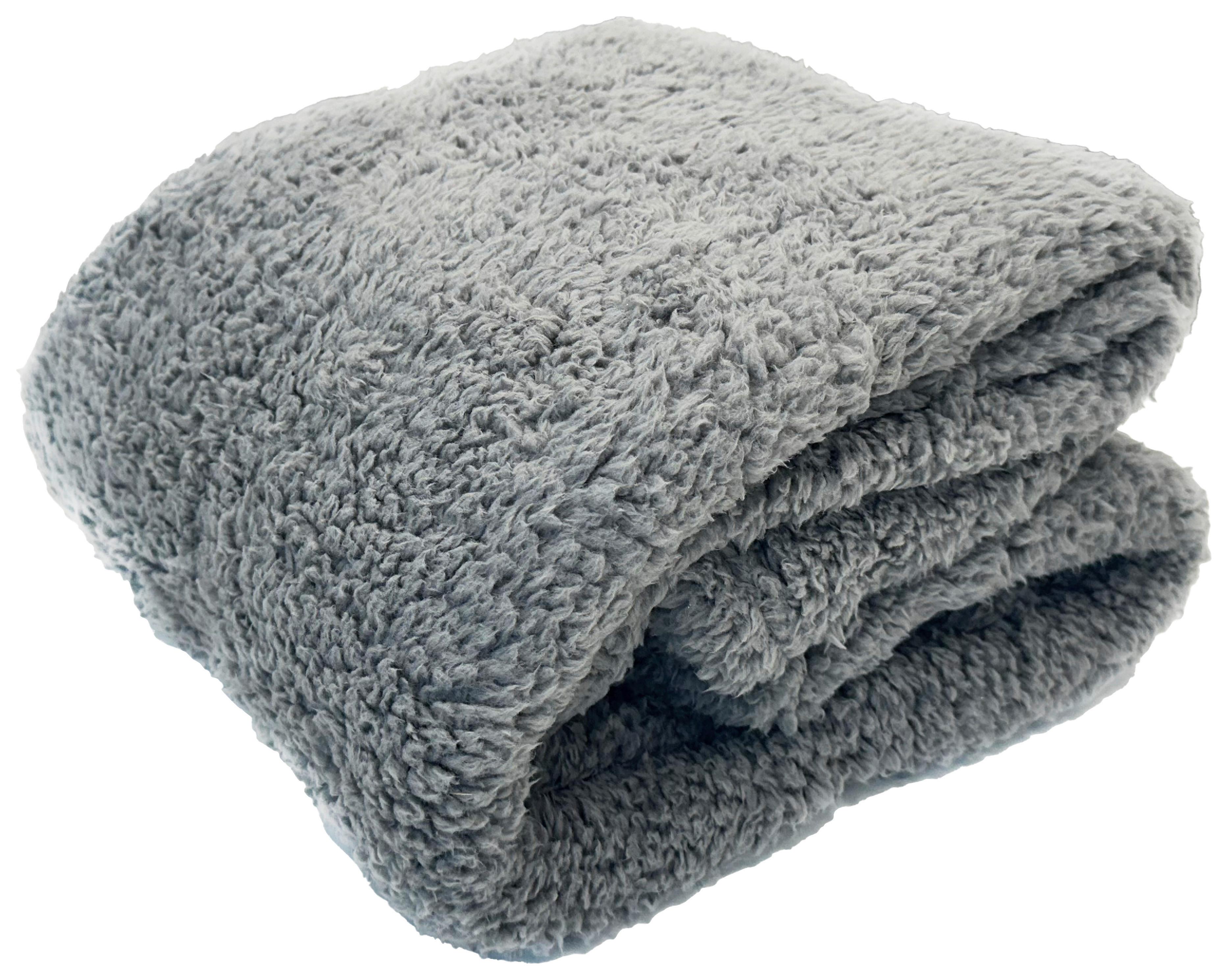 Deka Mekana Teddy 130x170cm - siva, Moderno, tekstil (130/170cm) - Moderano