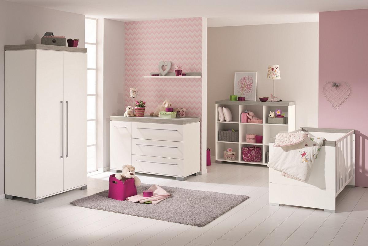 PÓŁKA ŚCIENNA 1387038 KIRA -PV- - kolor dębowy/biały, Konventionell, materiał drewnopochodny (94,8/8,3/22,2cm) - Paidi