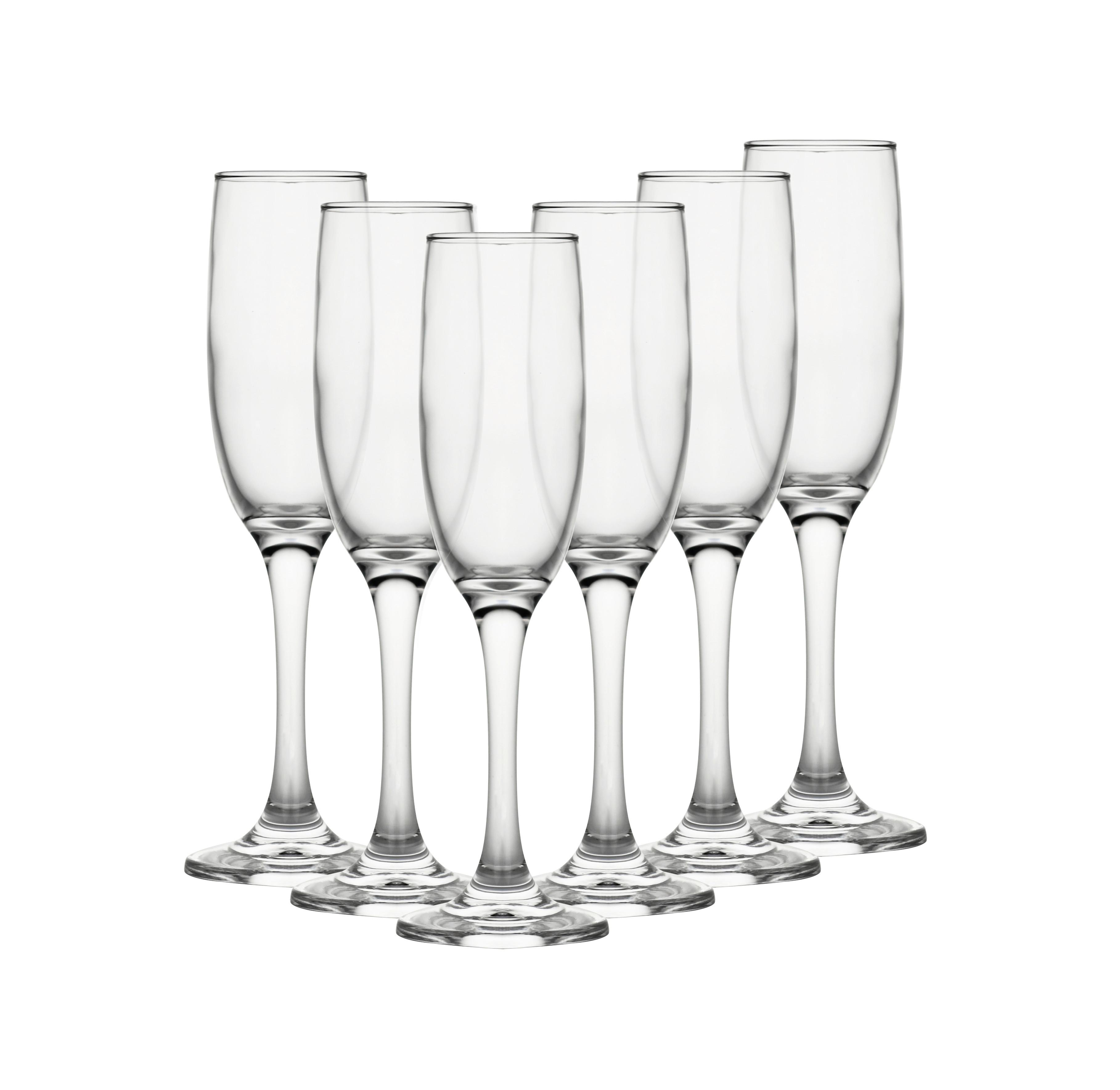 Set Kozarcev Wine, 6-Delni - prosojno, Basics, steklo (6,8/21,5cm) - Echtwerk
