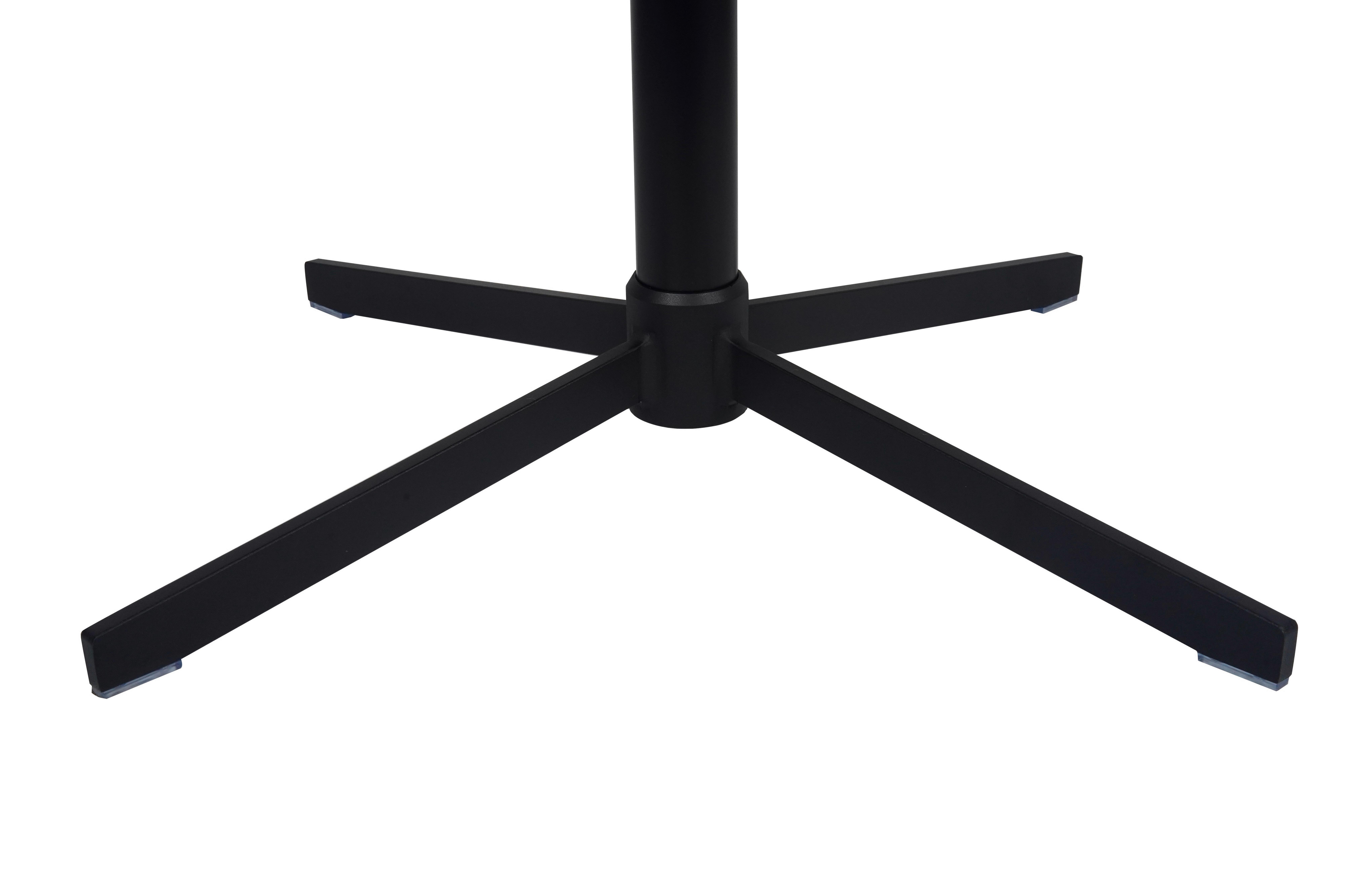 STOL MED ARMSTÖD VALLETTA - svart/cremefärgad, Klassisk, metall/textil (64/85/61cm) - Premium Living