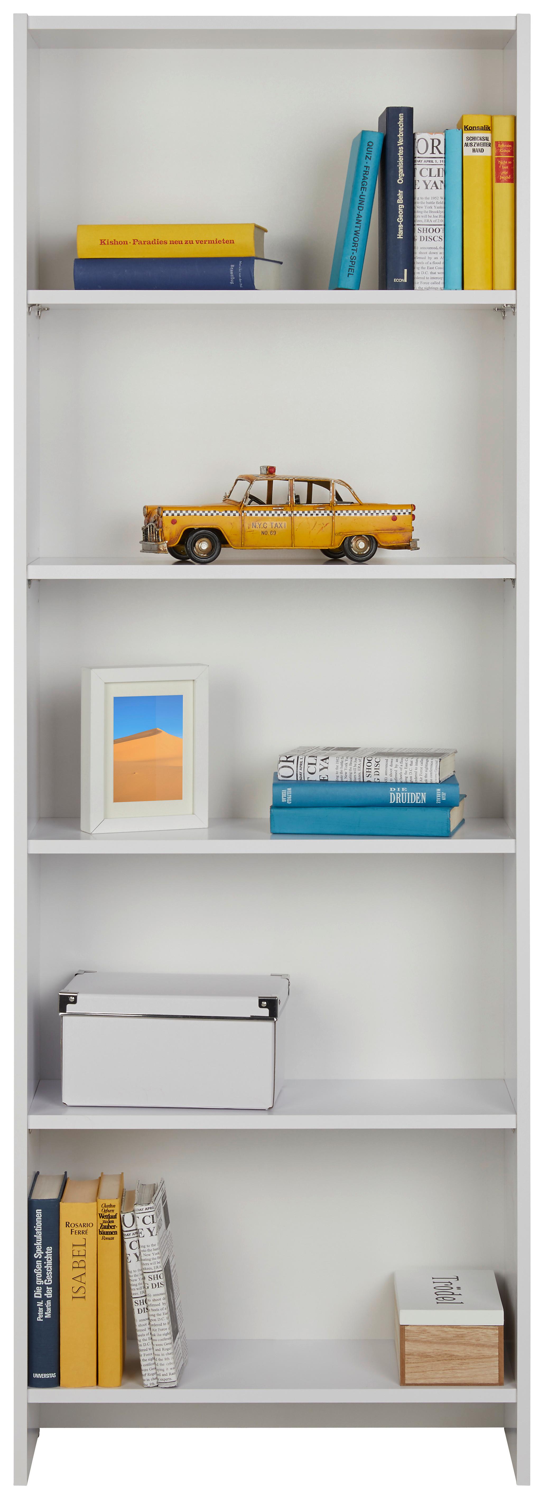 HYLLA KILL BILL III -BASED- - vit, Modern, trämaterial (60/175/24cm) - Based
