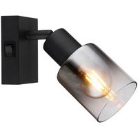 Strahler Rudio Schwarz max. 40 Watt - Schwarz, MODERN, Glas/Metall (7/16cm) - Mömax