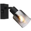 SPOTLIGHT RUDIO - svart, Modern, metall/glas (7/7/16cm) - Mömax