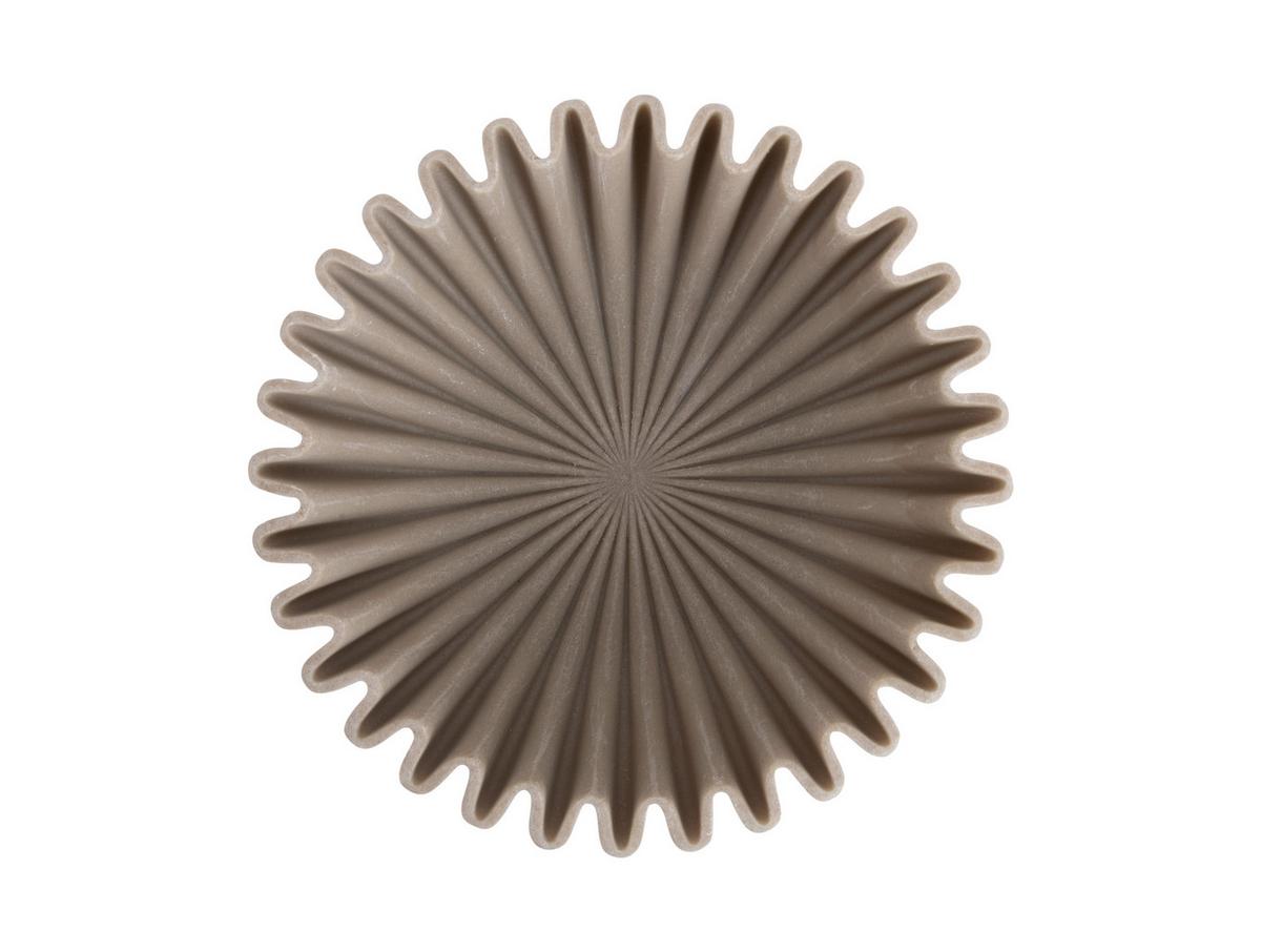MISA DEKORACYJNA WAVE MEDIUM - jasnoszary, Basics, metal (20/6cm) - Present Time