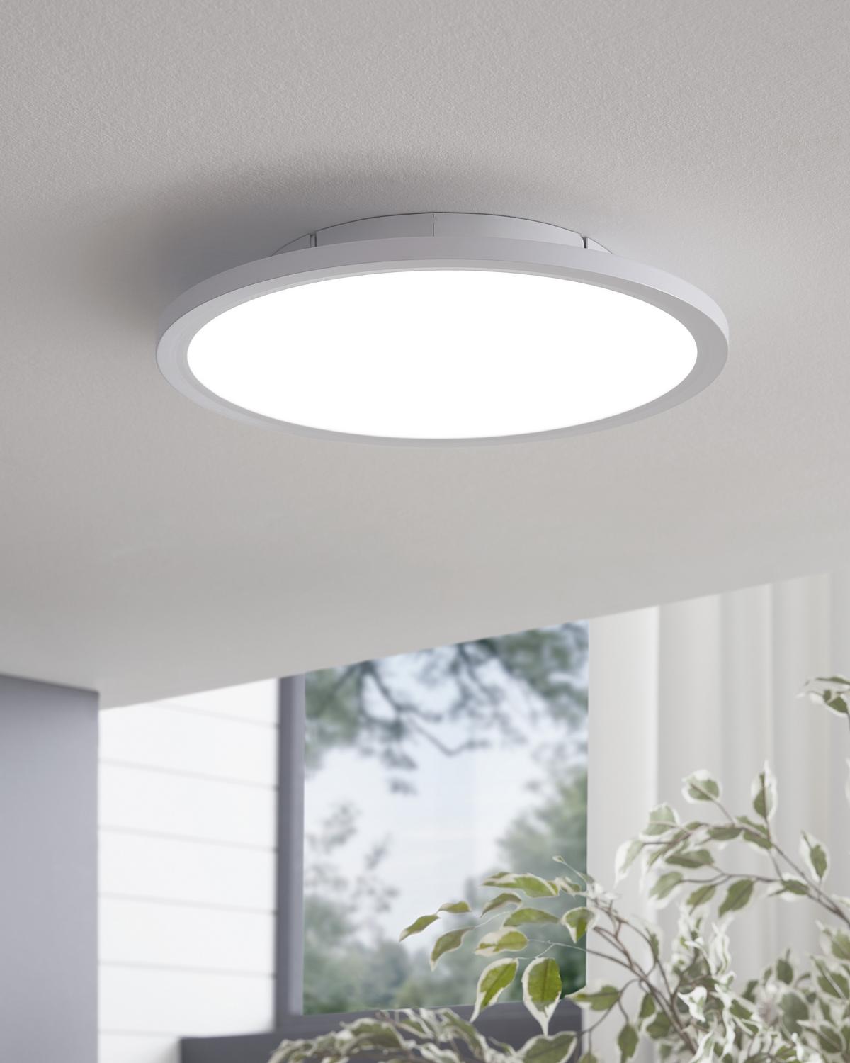 LED-PANEEL SARSINA - Weiß, MODERN, Kunststoff/Metall (45/5cm)