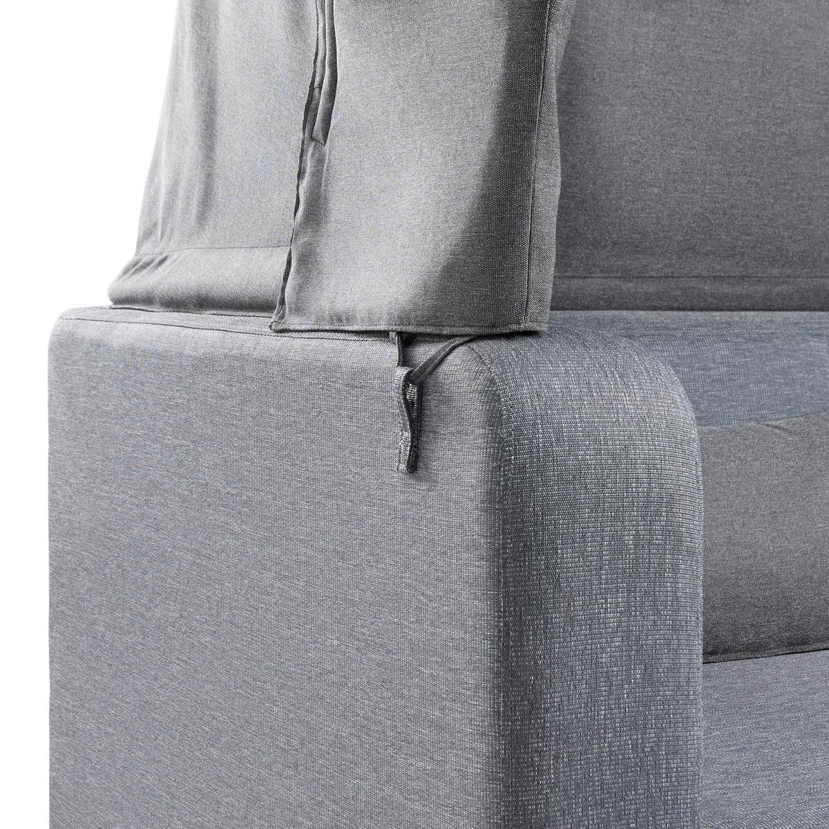 Kerti Pihenősziget Rovereto - antracit, Modern, textil/fém (216/120/60/79/42/42/90/60/60cm) - Bessagi Garden