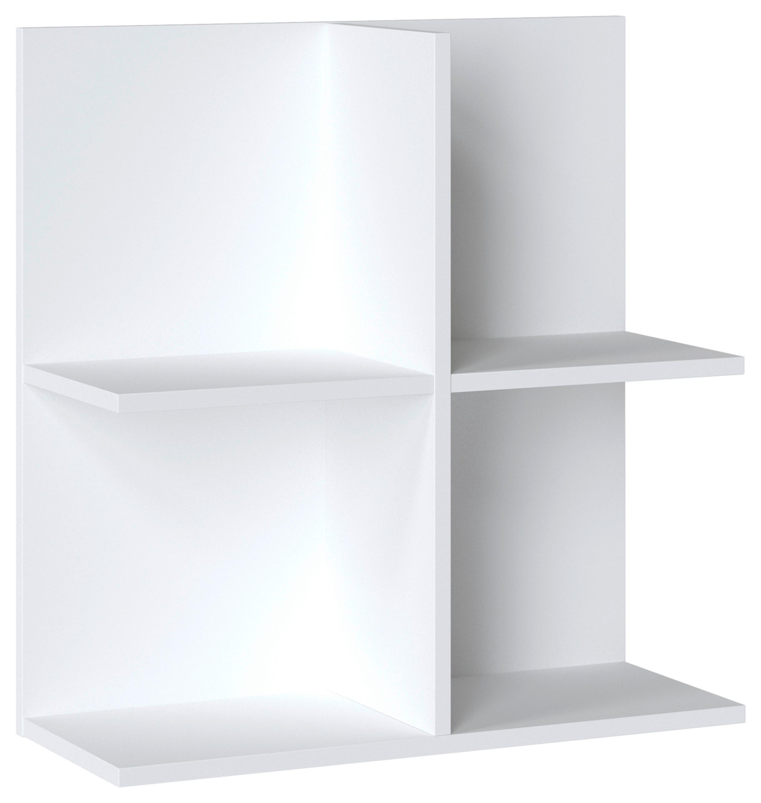 Etajeră de perete TURINO NEO - alb, Trend, material pe bază de lemn (60/62/23,9cm) - Modern Living