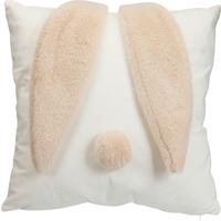 Díszpárna Bunny 40/40 - elefántcsont, textil