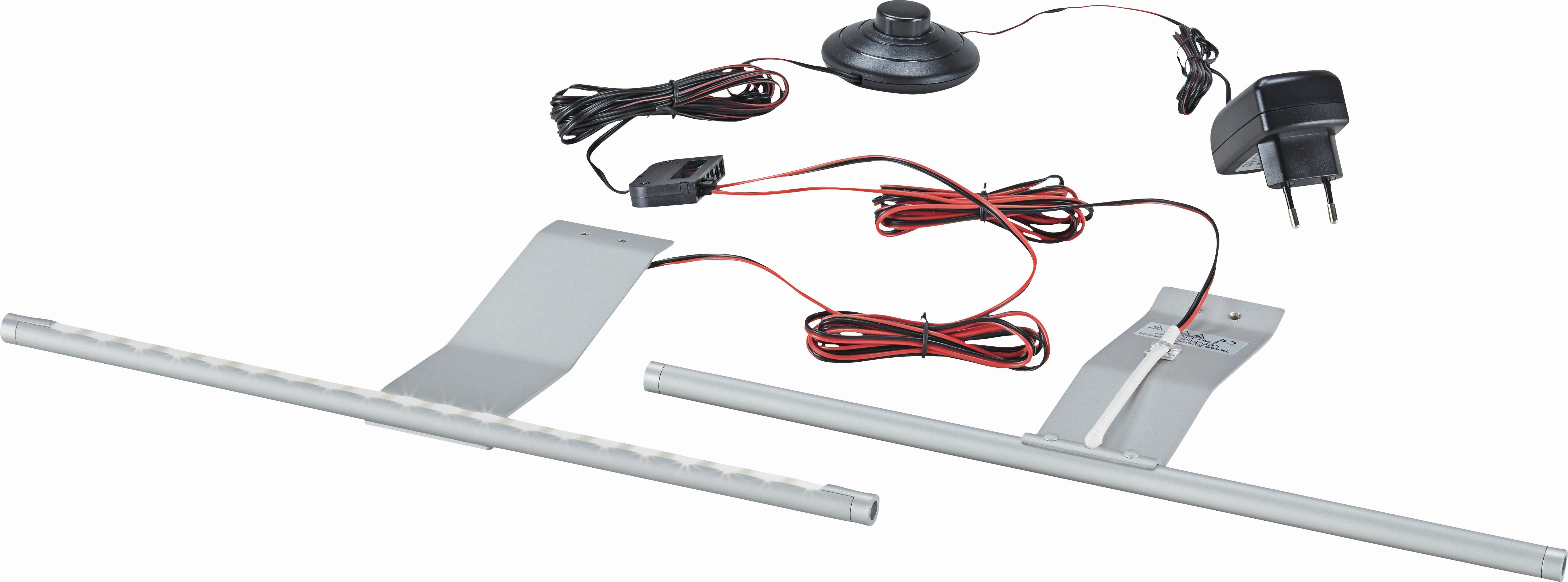 LED-Dekoleuchte Zubehör Fresh max. 6,0 Watt - Silberfarben, Kunststoff (35/6/17cm) - Premium Living