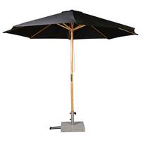 Sonnenschirm Ixos ca. 300x244 cm Schwarz - KONVENTIONELL (300/244cm) - Gardenson