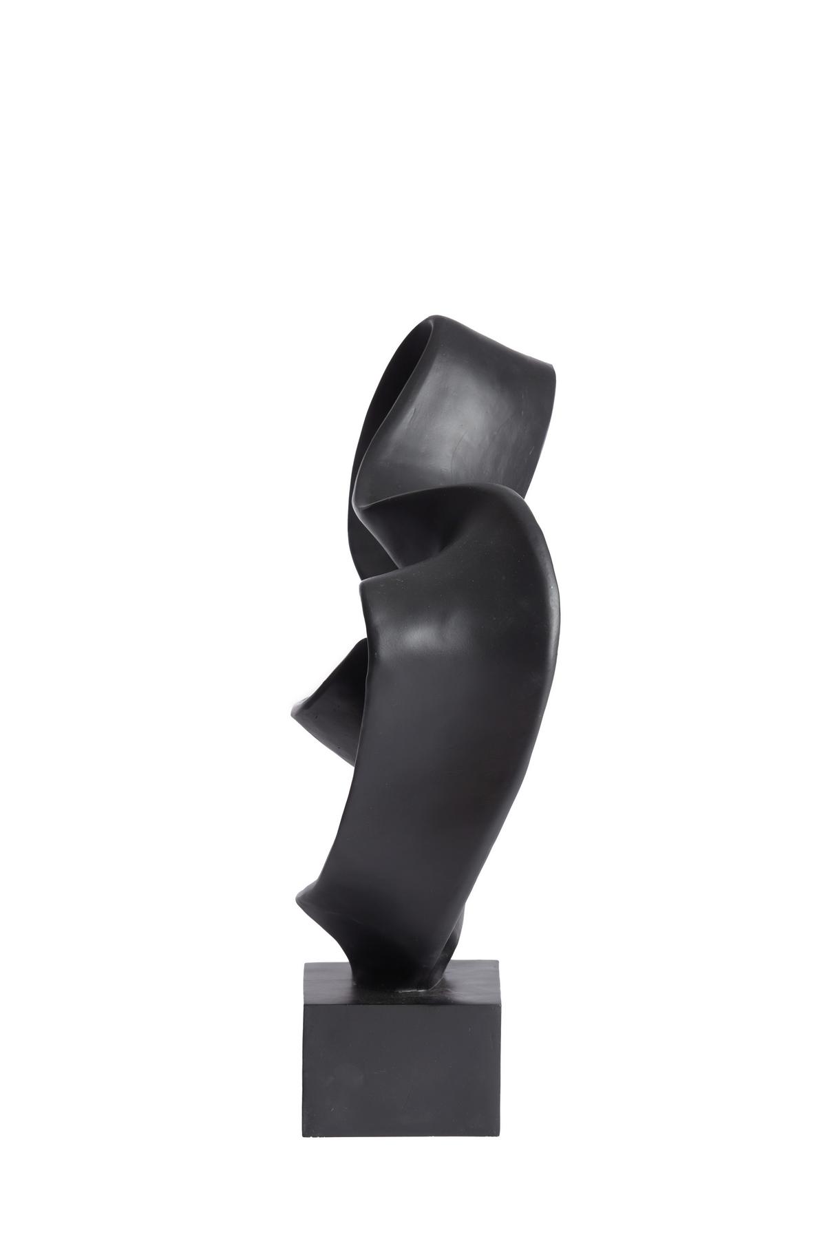 RZEŹBA 7488912 KAJAN - czarny, Basics, tworzywo sztuczne (14.5/44.5/33cm) - Light & Living