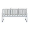 LOUNGEGRUPP ARIELLA - ljusgrå/akaciefärgad, Modern, metall/trä (160/88/65cm) - Bessagi Garden
