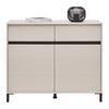 KOMMODE ARRAN - Kaschmir/Schwarz, MODERN, Holzwerkstoff (106/90/40cm) - Mömax