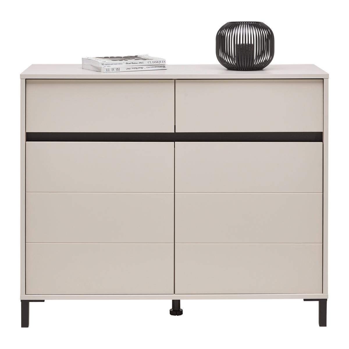 Kommode Arran Kaschmir - Kaschmir, MODERN, Holzwerkstoff (106/90/40cm) - Mömax