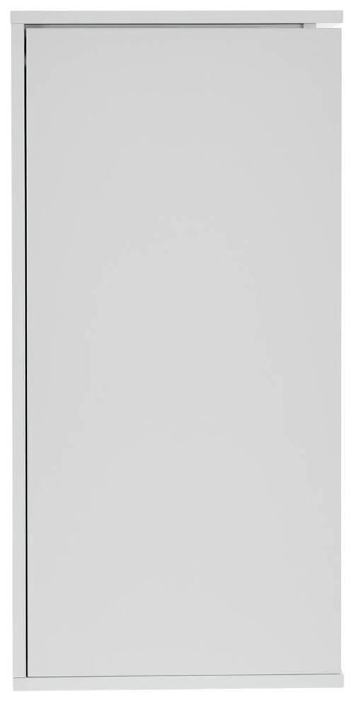 Midischrank in Weiss - Weiss Hochglanz/Weiss, Modern, Glas/Holzwerkstoff (41,2/84,2/32cm) - Mömax