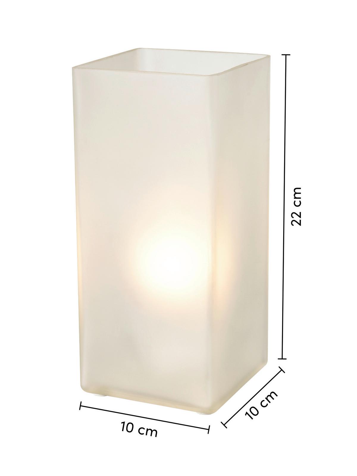 Namizna Svetilka Beni -Based-, 40 W - bela, Konvencionalno, steklo (10/22/10cm) - Based