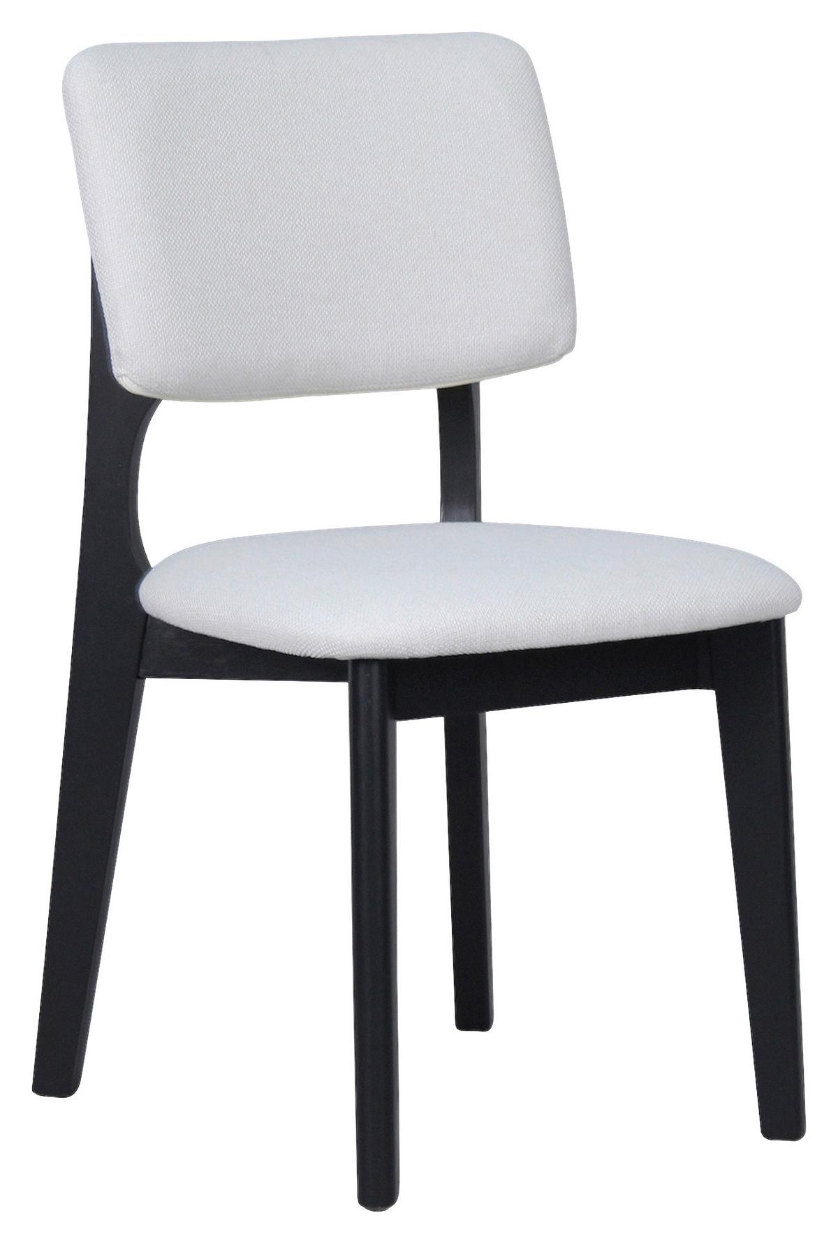 STUHL-SET ELSA - Beige/Schwarz, MODERN, Holz/Textil (48/87/54cm) - MID.YOU