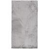 Kunstfell Denise 1 in Silber/Weiß ca. 80x150cm - Silberfarben/Weiß, ROMANTIK / LANDHAUS, Textil/Fell (80/150cm) - Mömax