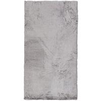 Blană artificială Denise - argintiu/alb, Romantik / Landhaus, textil/blană (80/150cm) - Mömax