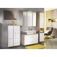 Spiegelschrank in Sonoma Eiche - Champagner/Edelstahlfarben, MODERN, Glas/Holz (90/89.2/22cm) - PREMIUM LIVING