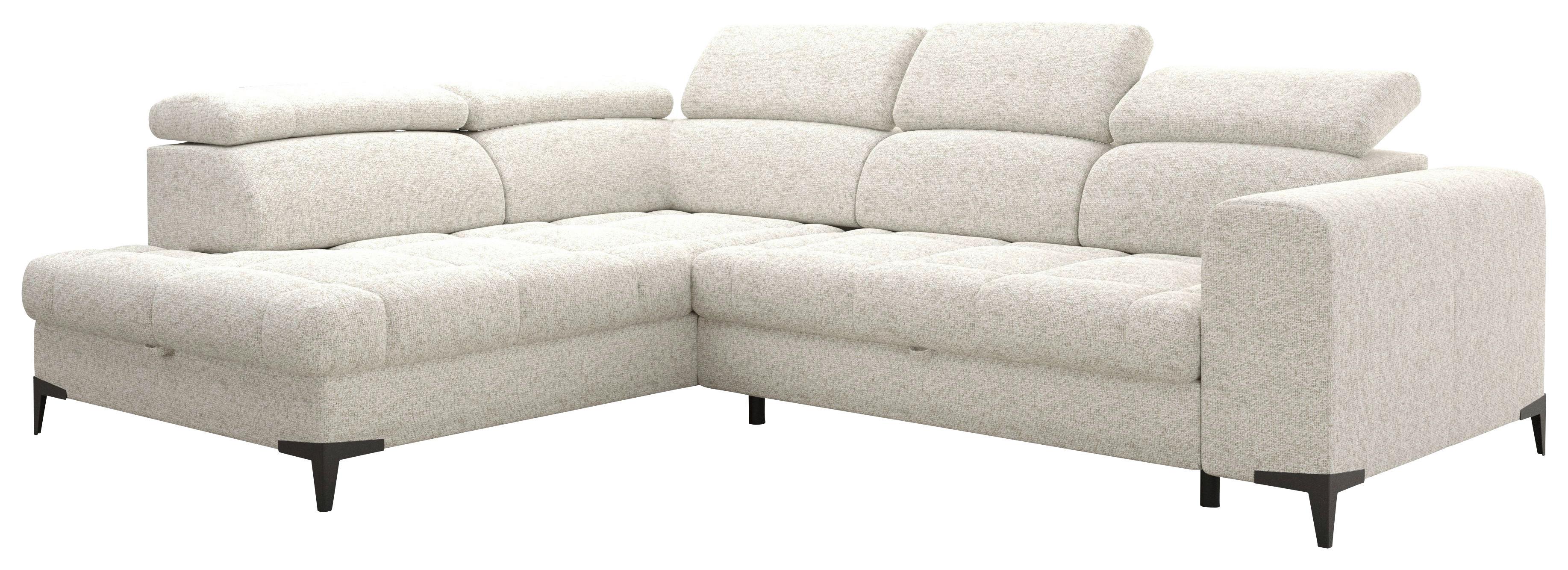 Kutna Garnitura Mason - crna/krem, Moderno (211/99/271cm) - Modern Living