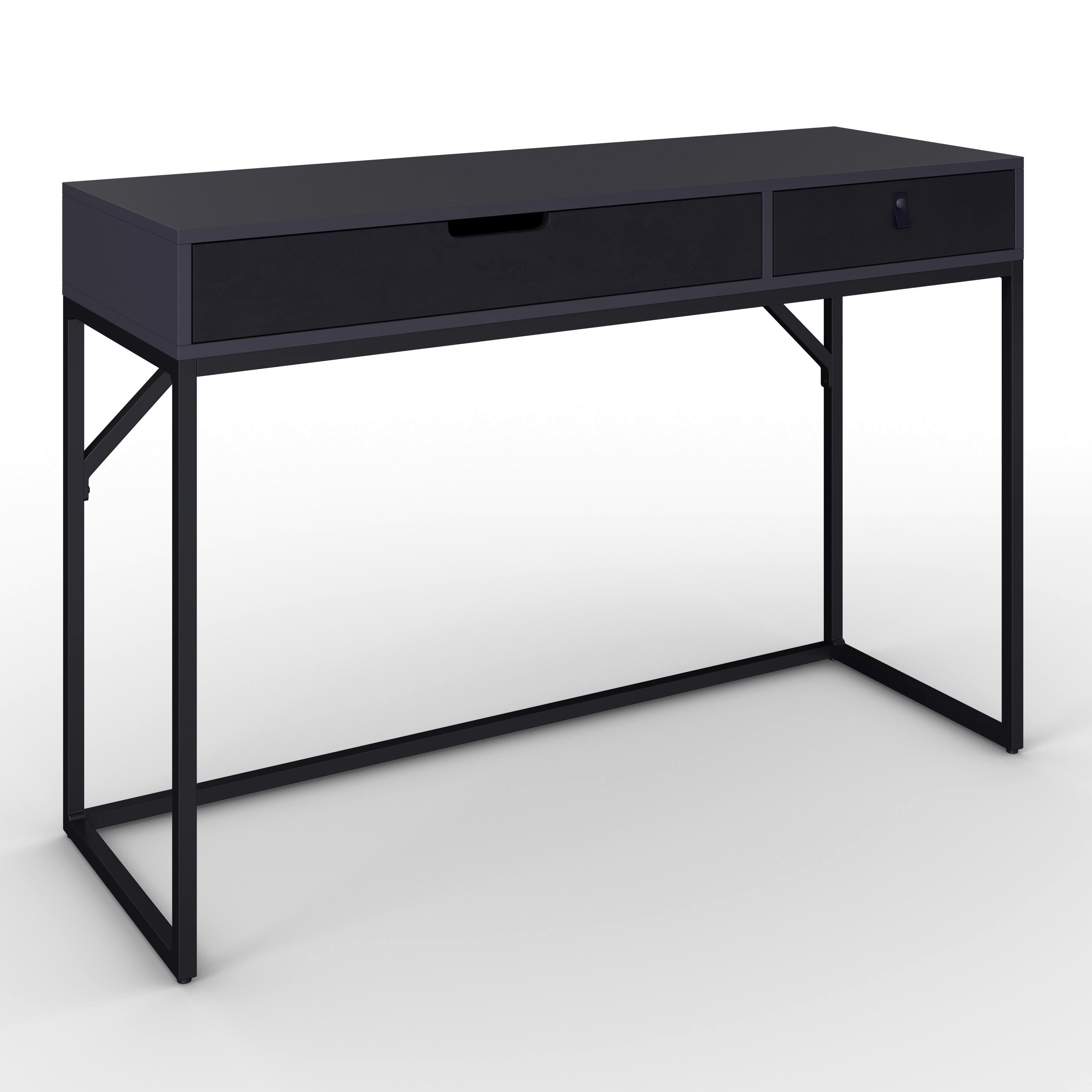 Konsolentisch Sophia Schwarz Metall/MDF - Schwarz, MODERN, Holzwerkstoff/Metall (120/78/40cm) - Bessagi Home