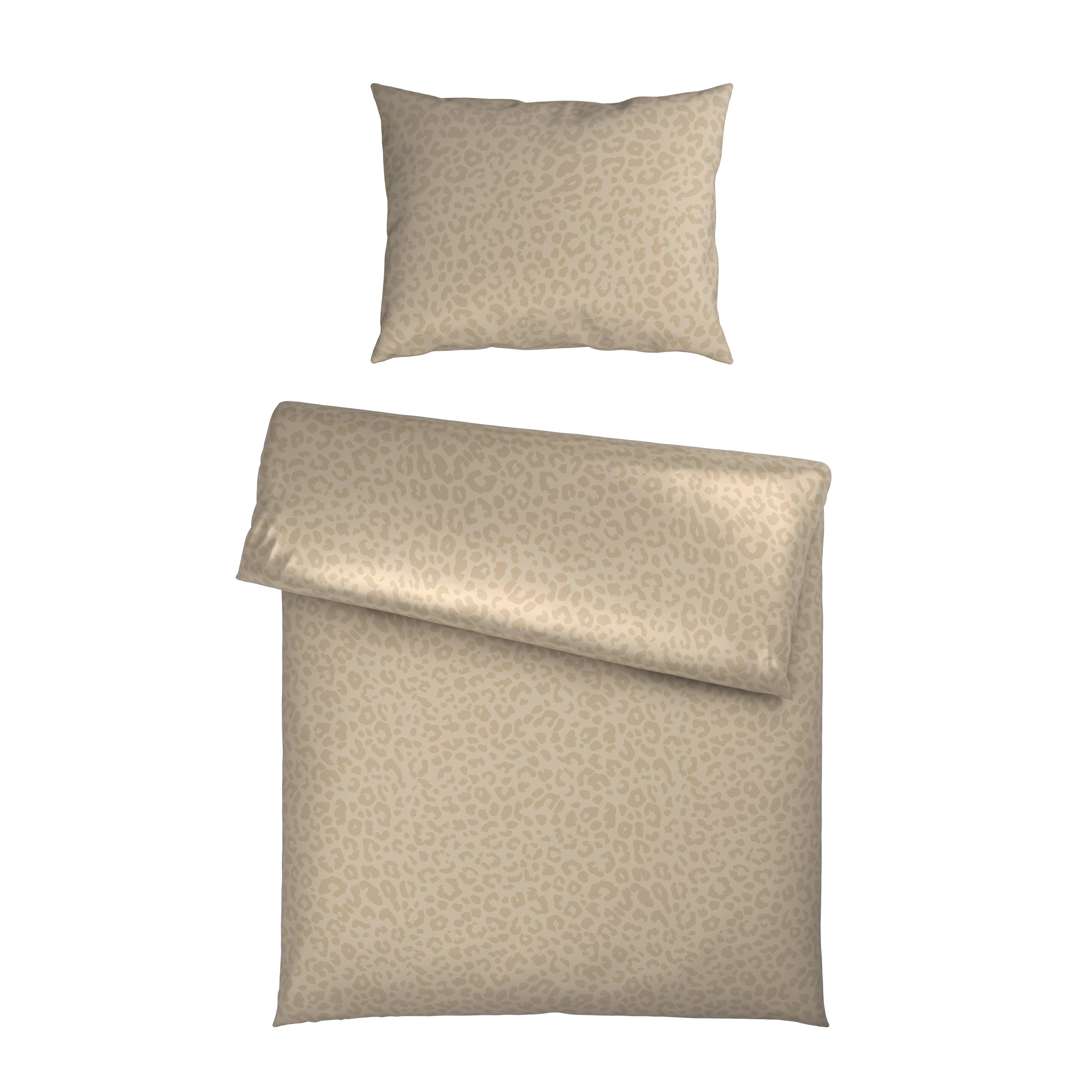 Bettwäsche Animal Beige ca. 140x200cm - Beige, KONVENTIONELL, Textil (140/200cm) - Mömax