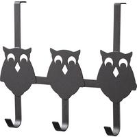 Cuier perete cu cârlige Eule 3 - negru, metal (32/25/8,2cm) - Modern Living