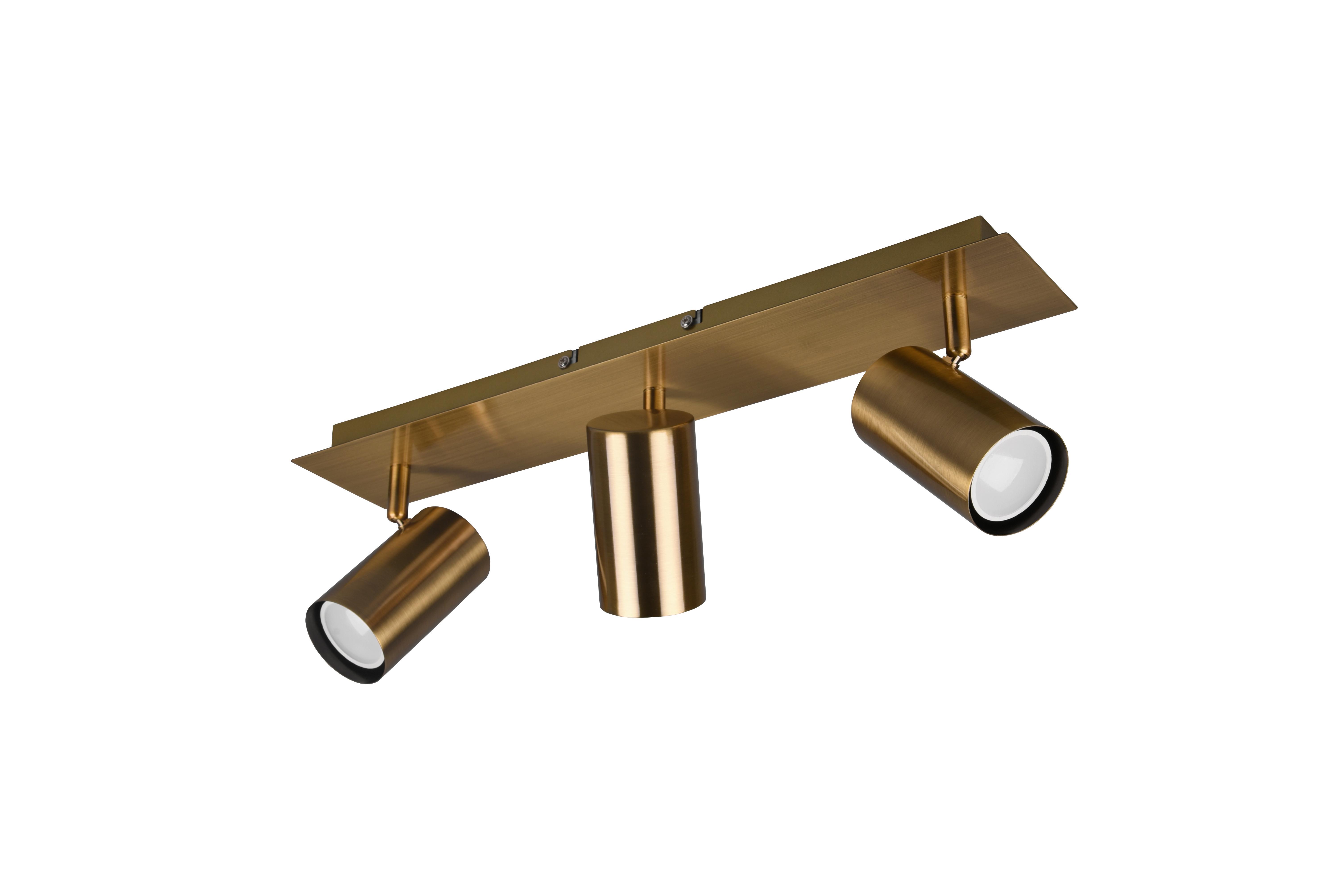 Strahler Spot Marley in Messingfarben max. 35 Watt - Messingfarben, Design, Metall (48,0/15,0/9,00cm) - Trio Leuchten