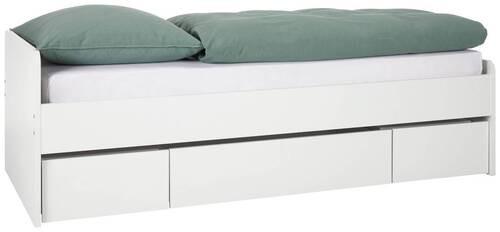 Ifjúsági Ágykeret Fehér Dirk - fehér, Konventionell (94/60/204cm) - Best Price