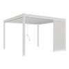 PERGOLA-SEITENTEIL WEIDE 123CM WEISS - Weiss, Basics, Metall (123/235/10cm) - Gardenson