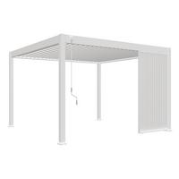 PERGOLA-SEITENTEIL WEIDE 123CM WEISS - Weiss, Basics, Metall (123/235/10cm) - Gardenson
