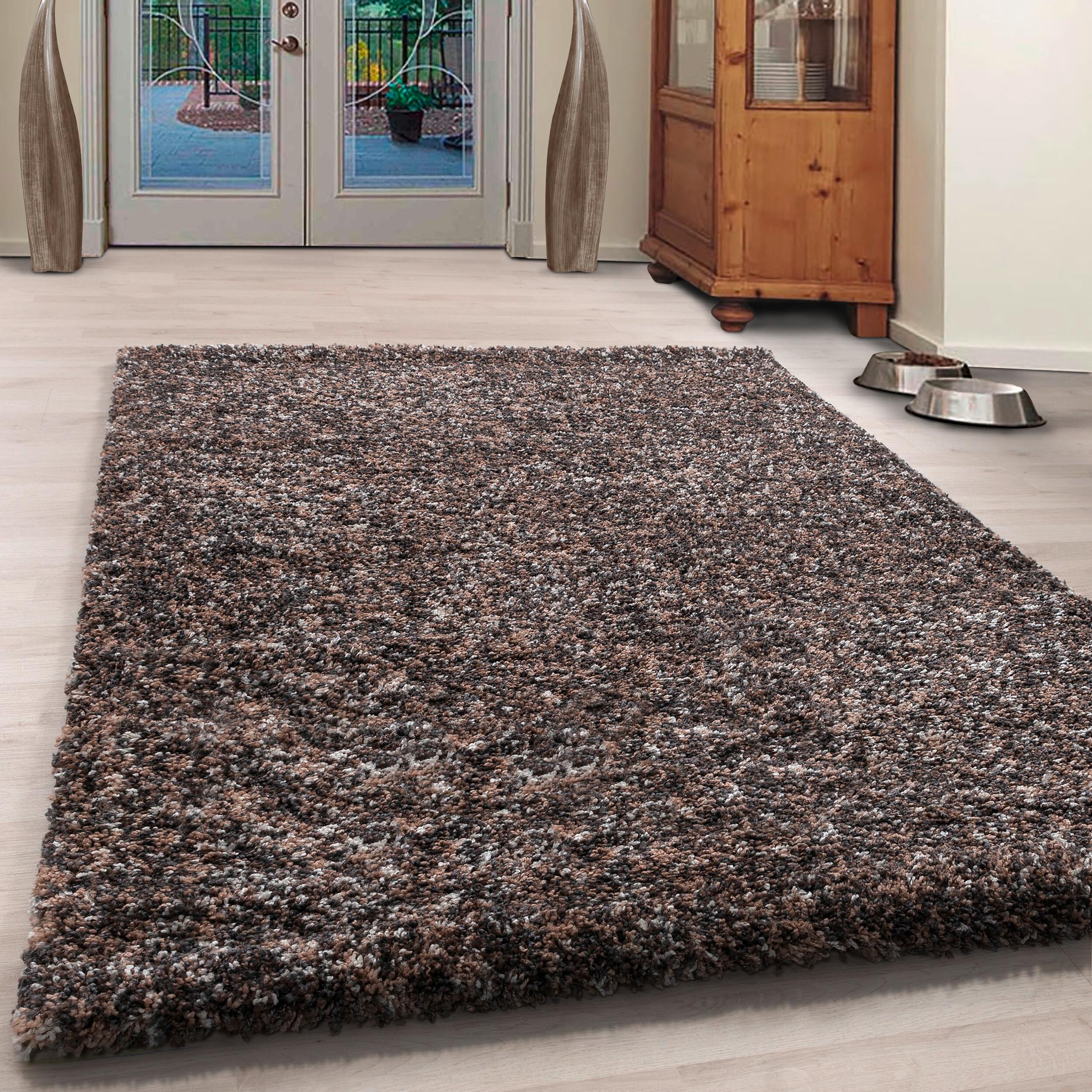 Hochflorteppich Enjoy Taupe ca. 280x370cm - Taupe, KONVENTIONELL, Textil (280/370cm) - Novel