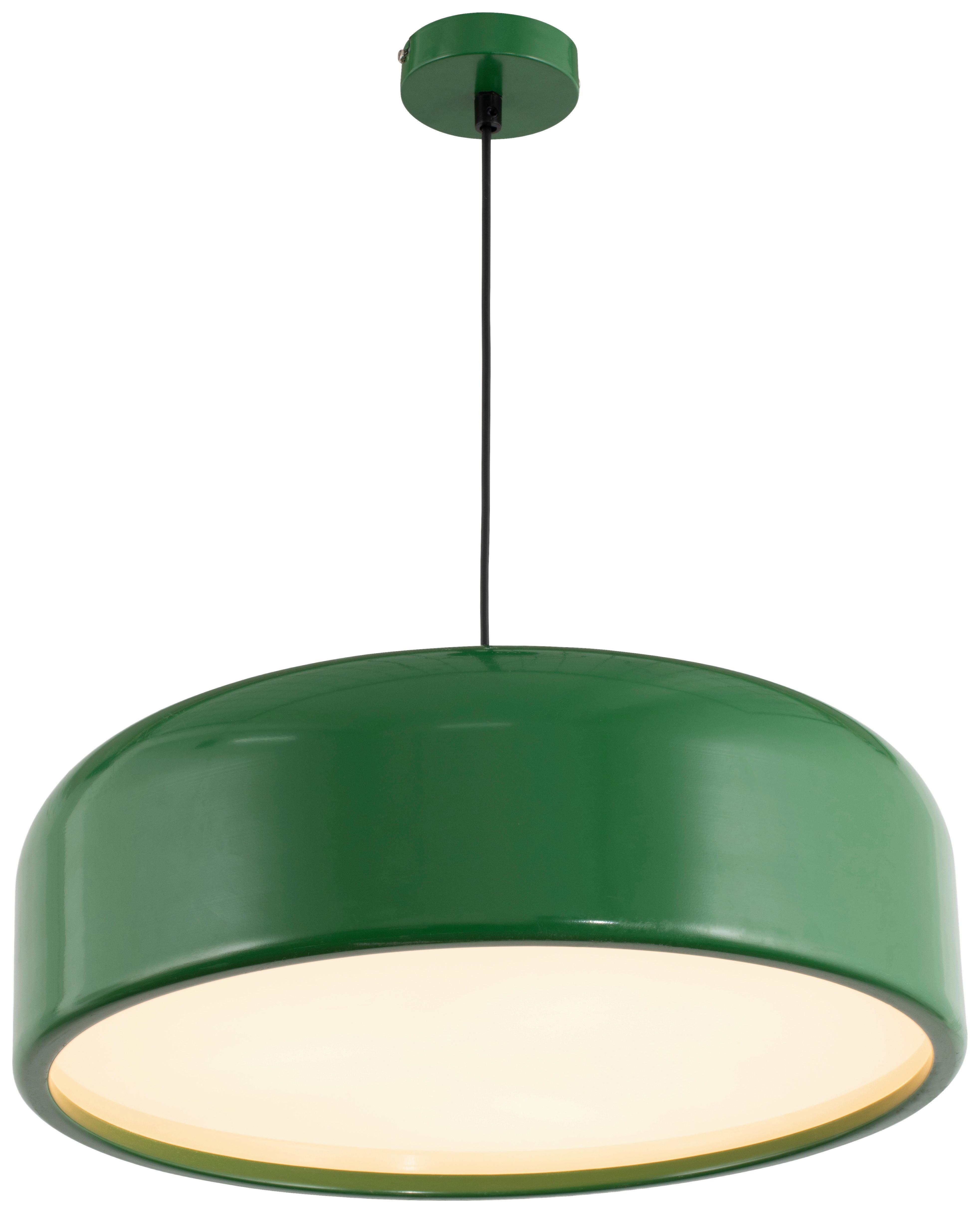 LAMPA WISZĄCA FRANKA - zielony, Lifestyle, tworzywo sztuczne/metal (48/120cm) - Collet's Monde