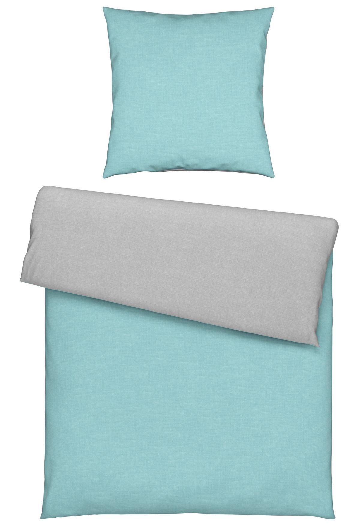 Bettwäsche Noah Wende in Hellblau ca. 135x200cm - Hellblau, Textil (135/200cm) - Modern Living