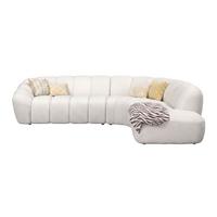 Megasofa Deseo Beige - Beige/Schwarz, MODERN, Kunststoff/Textil (310/250cm) - Mömax