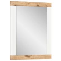 Spiegel Laredo ca. 73x82 cm Nox Eiche/Weiß - KONVENTIONELL, Glas/Holzwerkstoff (73/82/2cm) - MID.YOU