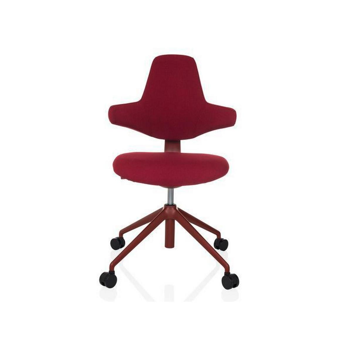 Pisarniški Stol Paliano, Rdeča - rdeča, Moderno, kovina/umetna masa (58/87 - 97/57cm) - MID.YOU