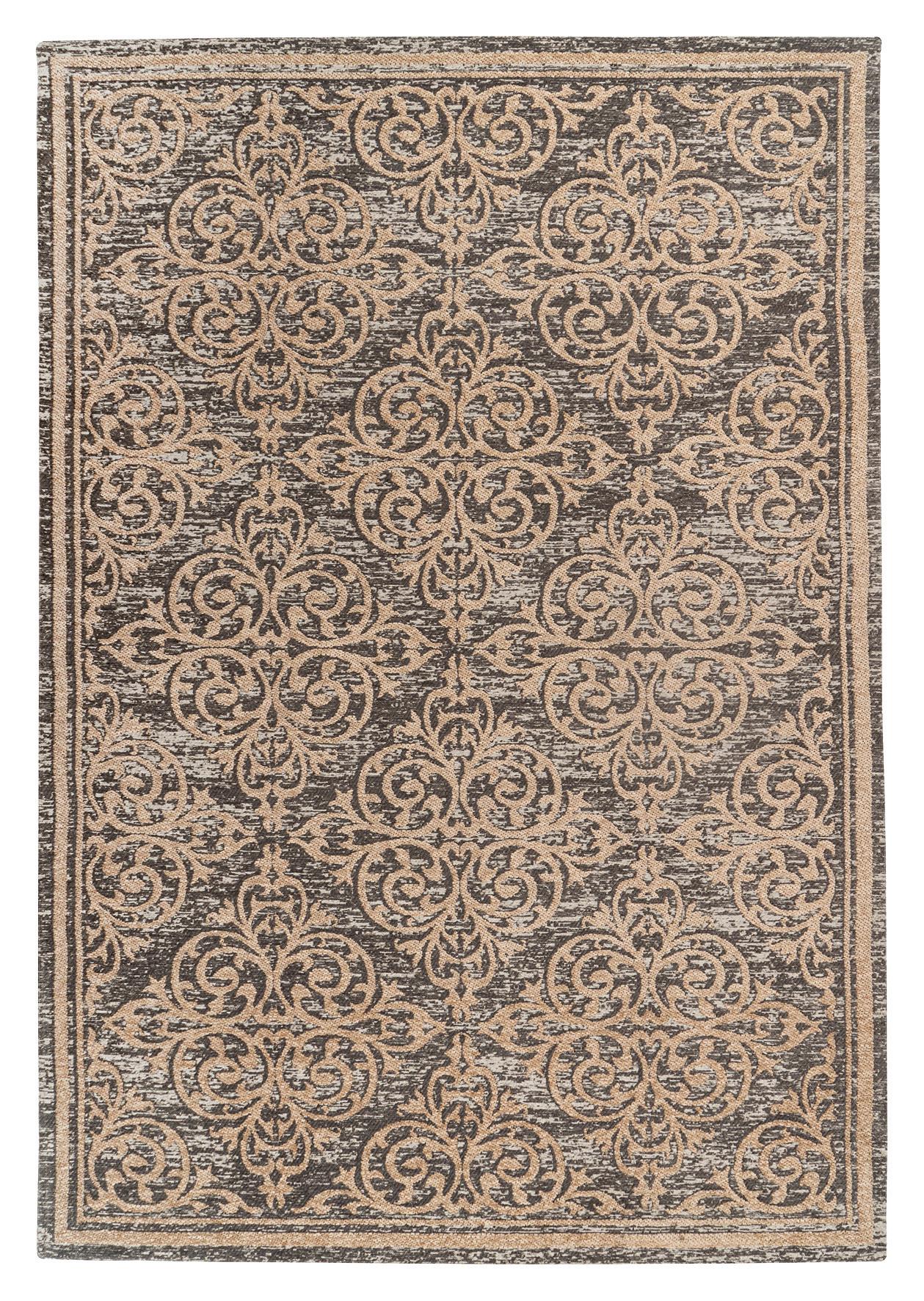 Flachwebeteppich Davio 100 - Beige, Konventionell, Textil (160/230cm) - Kayoom
