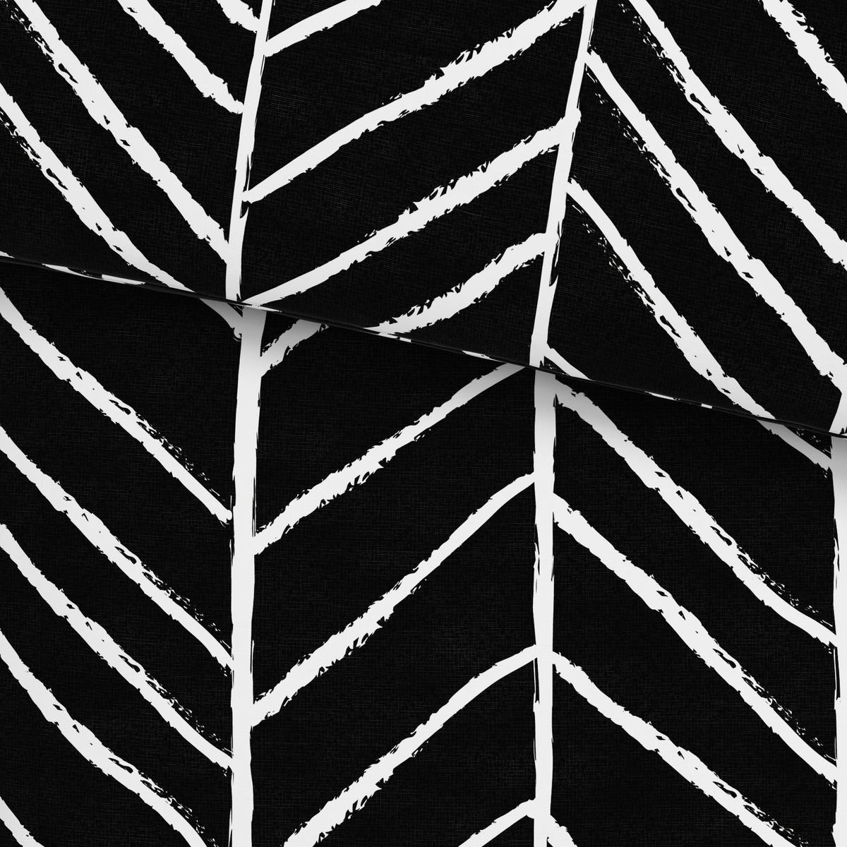 BETTWÄSCHESET MARBLE - Schwarz, Konventionell, Textil (160/210cm) - Modern Living