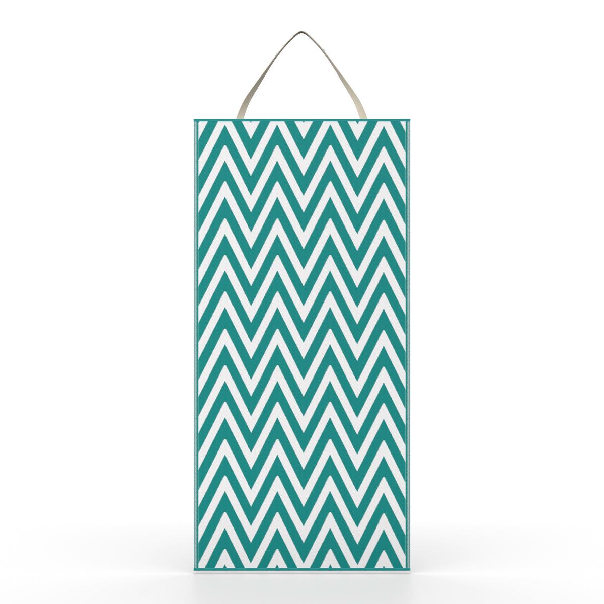 Strandmatte Riya Türkis ca. 70x170 cm - Türkis, MODERN, Kunststoff/Textil (70/170cm) - Bessagi Garden