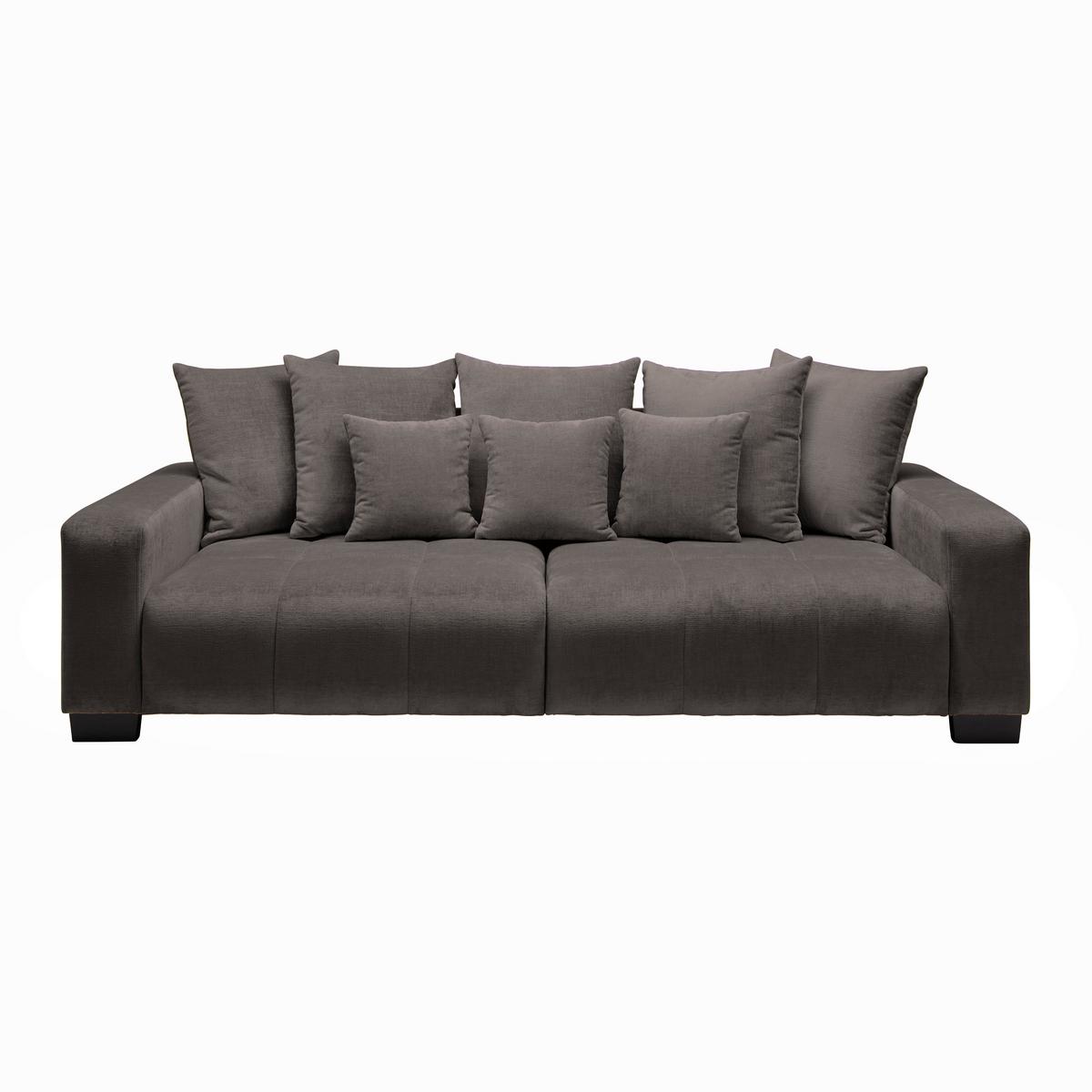 Bigsofa Matteo Graphitfarben - Graphitfarben/Schwarz, MODERN, Holz (246/93/124cm) - Based